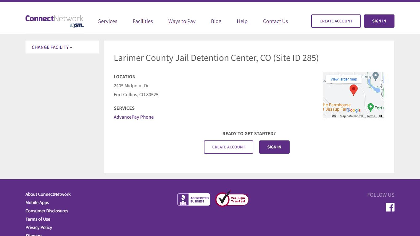Larimer County Jail Detention Center, CO | ConnectNetwork